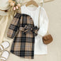 Asymmetrical Plaid Dress