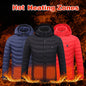 New Heated Jacket Coat USB Electric Jacket Cotton Coat Heater Thermal Clothing Heating Vest