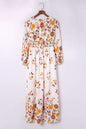 Floral Long Sleeve Maxi Dress