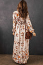 Floral Long Sleeve Maxi Dress