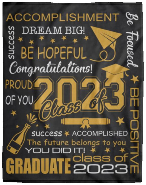 Graduation Cozy Plush Blanket - 60x80