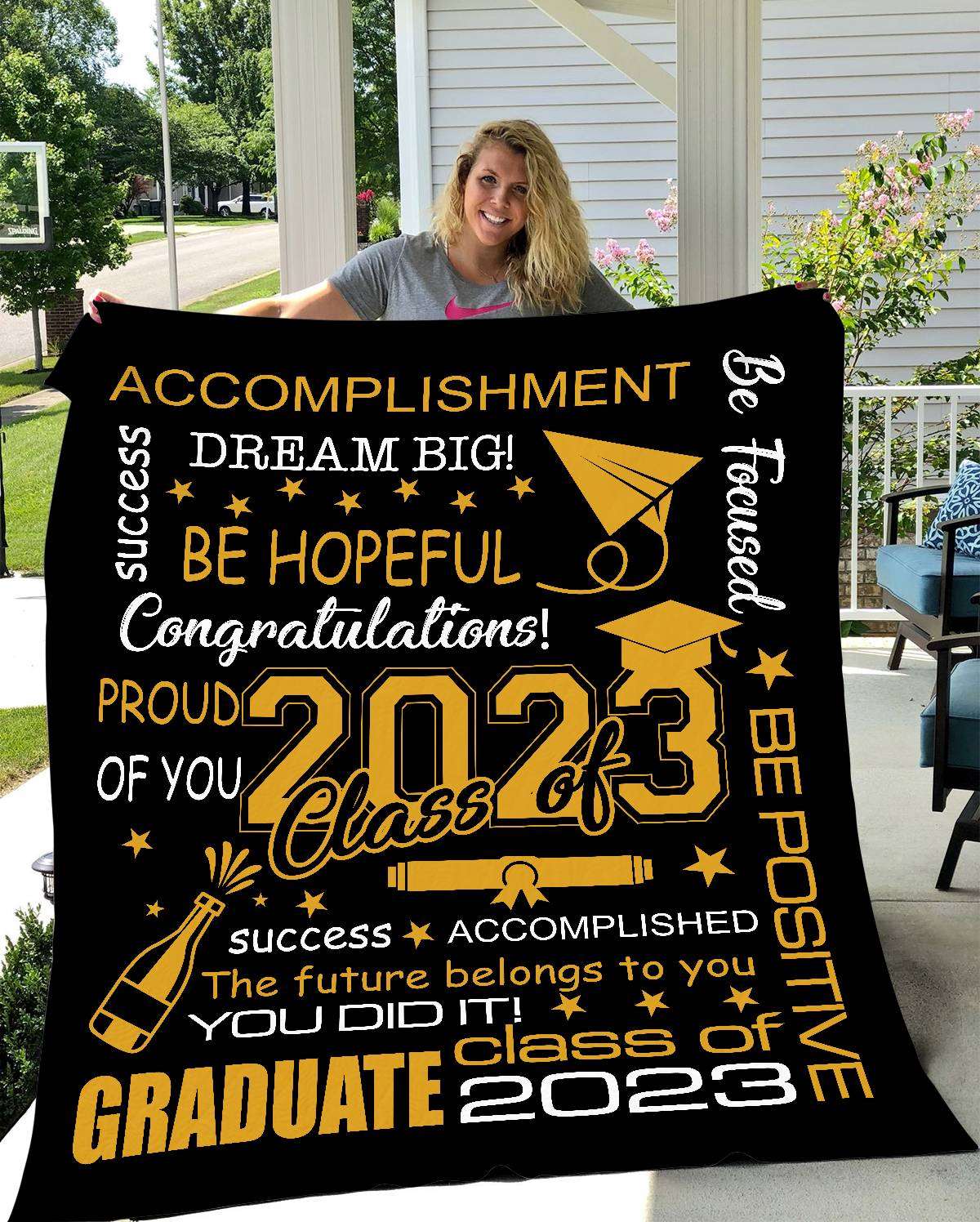 Graduation Cozy Plush Blanket - 60x80
