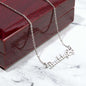 Custom Name Necklace W Paw