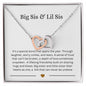 Sister Necklace Gift - Birthday Jewelry for Sister | Gold Filled