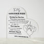 To My Gorgeous Wife
