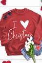 I Love Christmas Sweatshirt