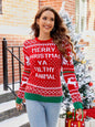 Merry Christmas Long Sleeve Funny Sweater