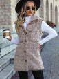 Button Down Collared Neck Vest