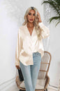 Satin Long Sleeve Shirt