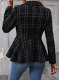 Ruffle Collared Blazer