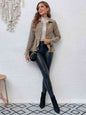 Ruffle Collared Blazer