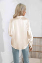 Satin Long Sleeve Shirt