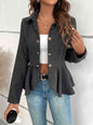 Ruffle Collared Blazer