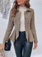 Ruffle Collared Blazer