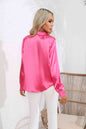 Satin Long Sleeve Shirt