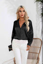Satin Long Sleeve Shirt