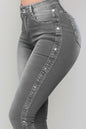 Button Flare Jeans