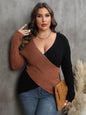 Plus Size Two-Tone Sweater