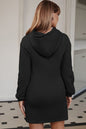 Drawstring Hooded Dress