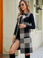 Paris Plaid Cardigan