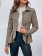 Ruffle Collared Blazer