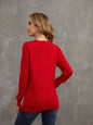 Rudolph Pom-Pom Trim Sweater