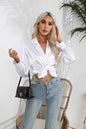 Satin Long Sleeve Shirt