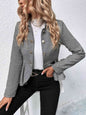 Ruffle Collared Blazer