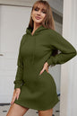 Drawstring Hooded Dress