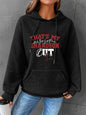 That’s My Grandson Slogan Graphic Drawstring Hoodie