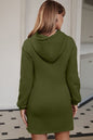 Drawstring Hooded Dress