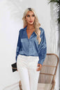 Satin Long Sleeve Shirt