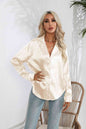 Satin Long Sleeve Shirt