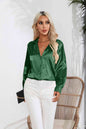 Satin Long Sleeve Shirt