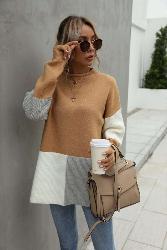 Color Block Sweater