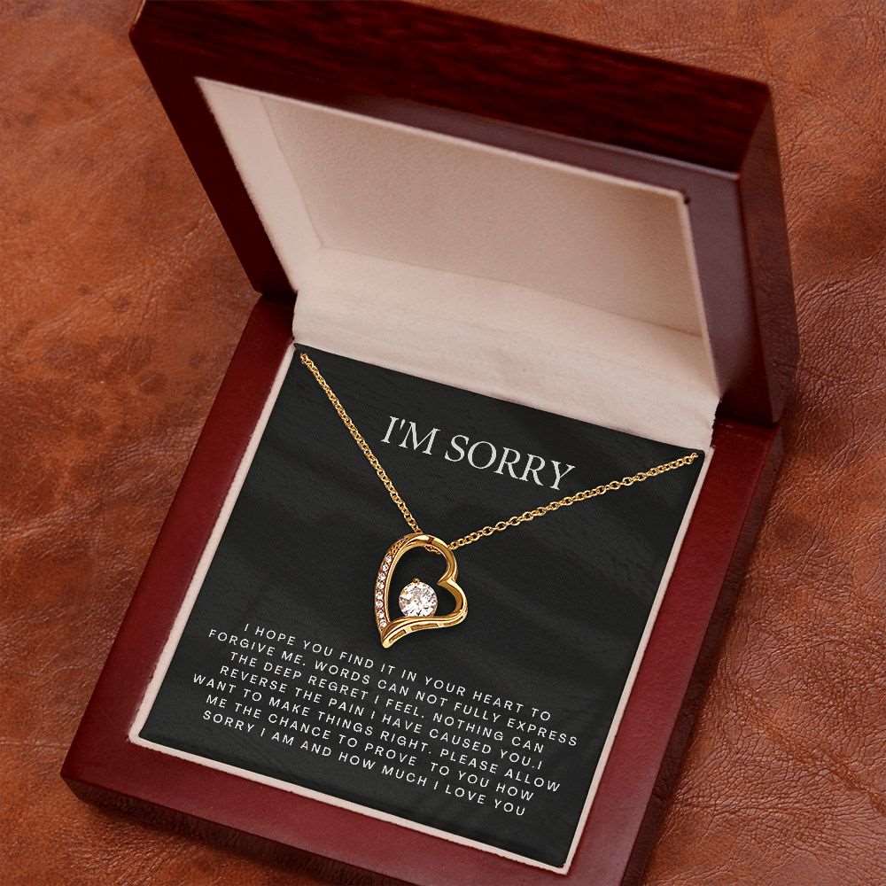 Forgiveness Necklace - I'm Sorry