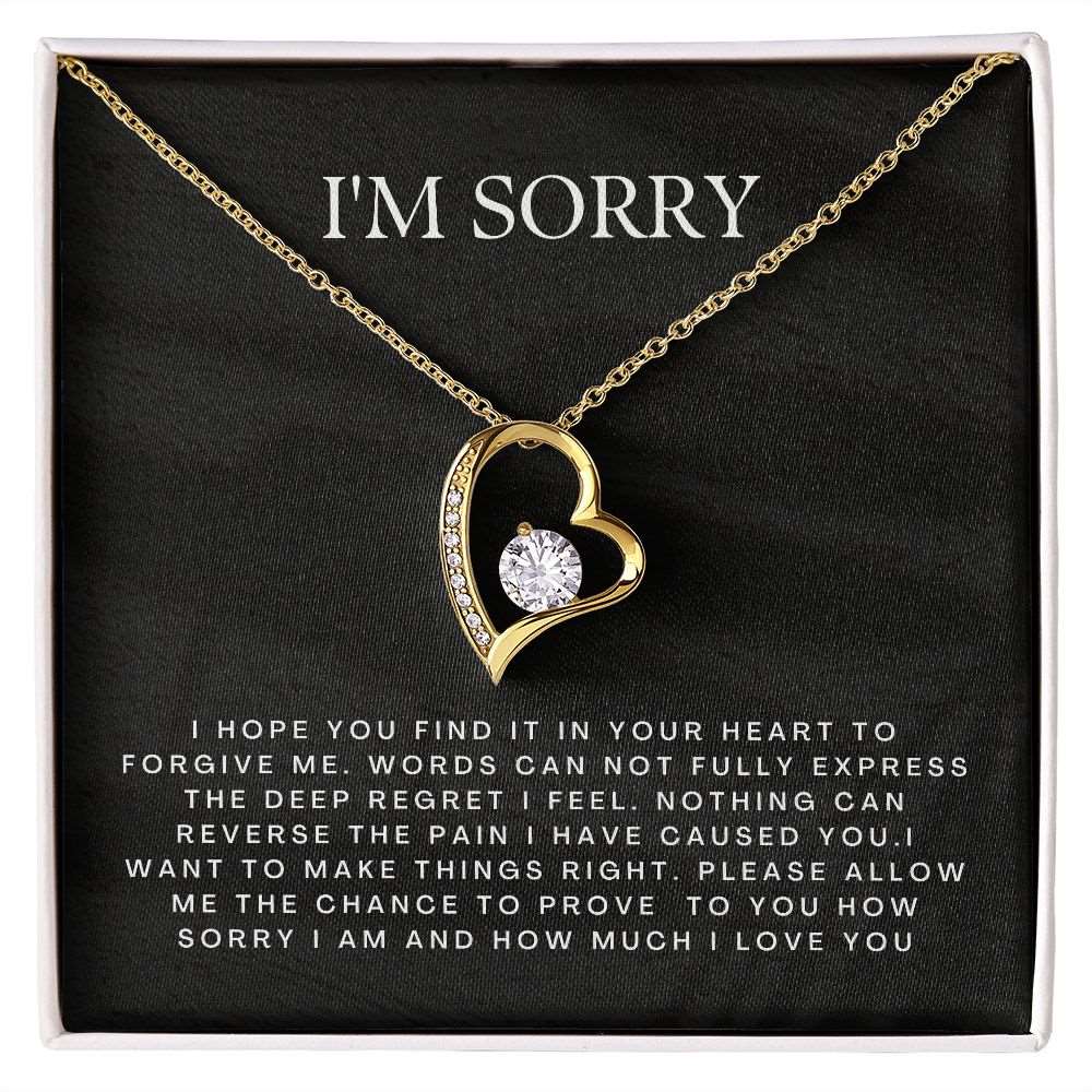 Forgiveness Necklace - I'm Sorry