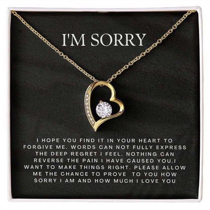 Forgiveness Necklace - I'm Sorry