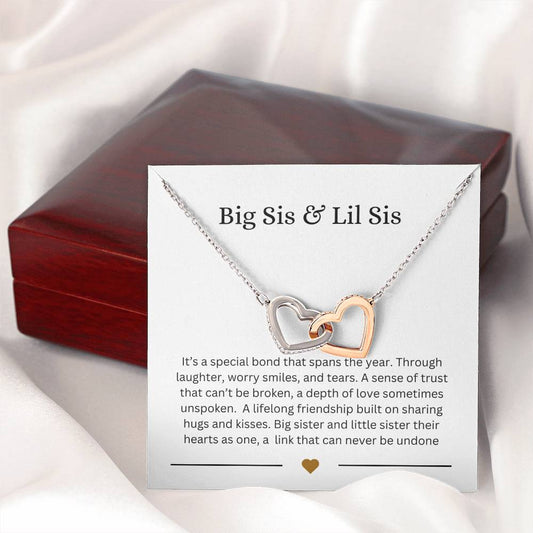 Sister Necklace Gift Sister Gifts for Sister Birthday Gift for Sister Jewelry Gift for Sister Gift Card, 14kt Gold Filled, Rose Gold, Silver