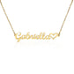 Custom Name Necklace W Heart