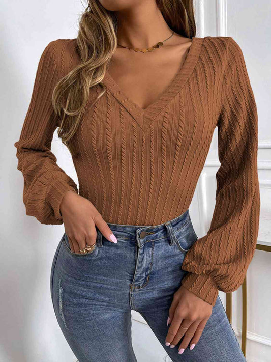 Lantern Sleeve Top