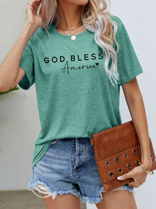 GOD BLESS AMERICA Graphic Tee