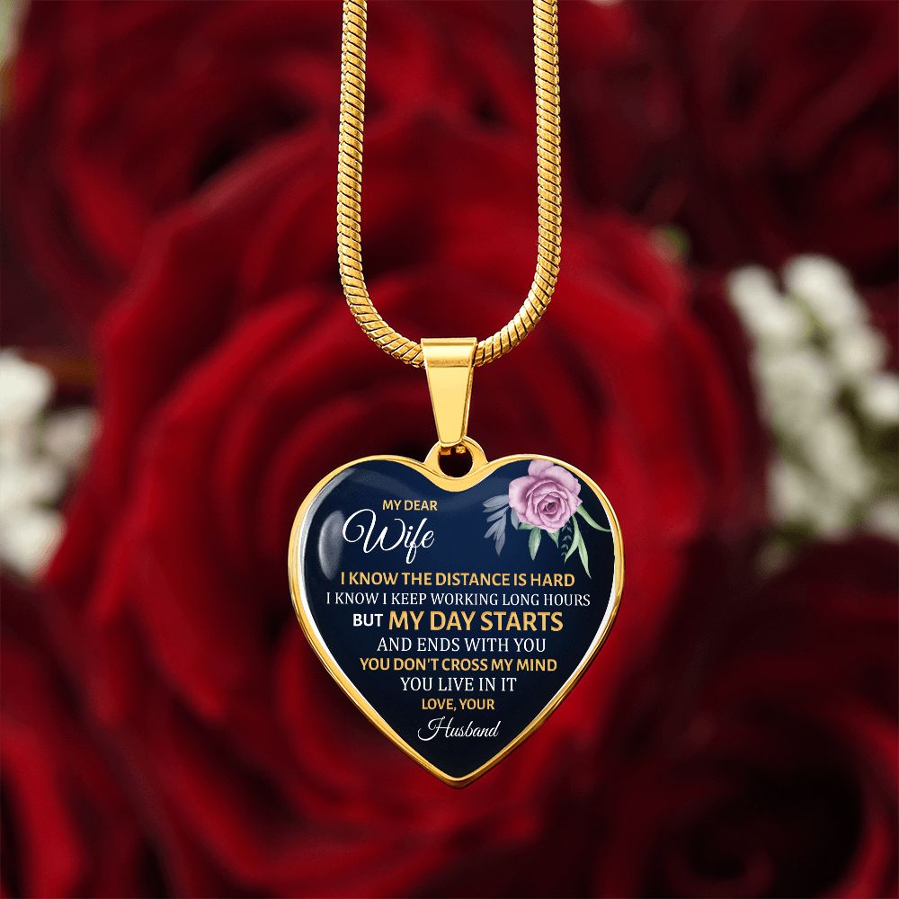 Wife Heart Necklace