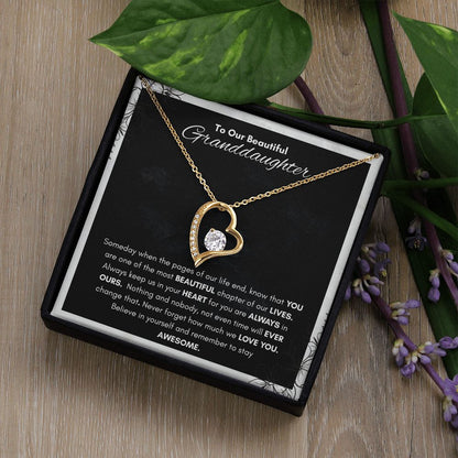 To Our Beautiful Granddaughter